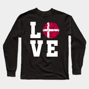 Denmark Football Long Sleeve T-Shirt